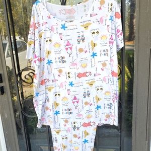 New Women's Pajamas Set Size XL 16/18